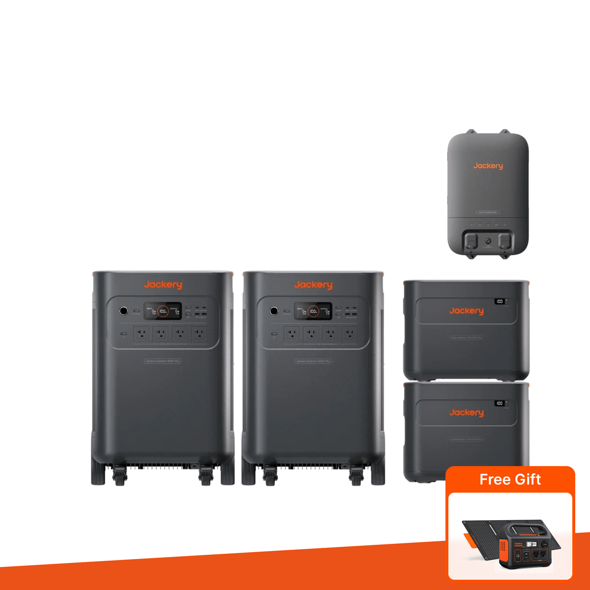 Jackery Whole-Home Backup Kit  5000 Plus (20kWh)