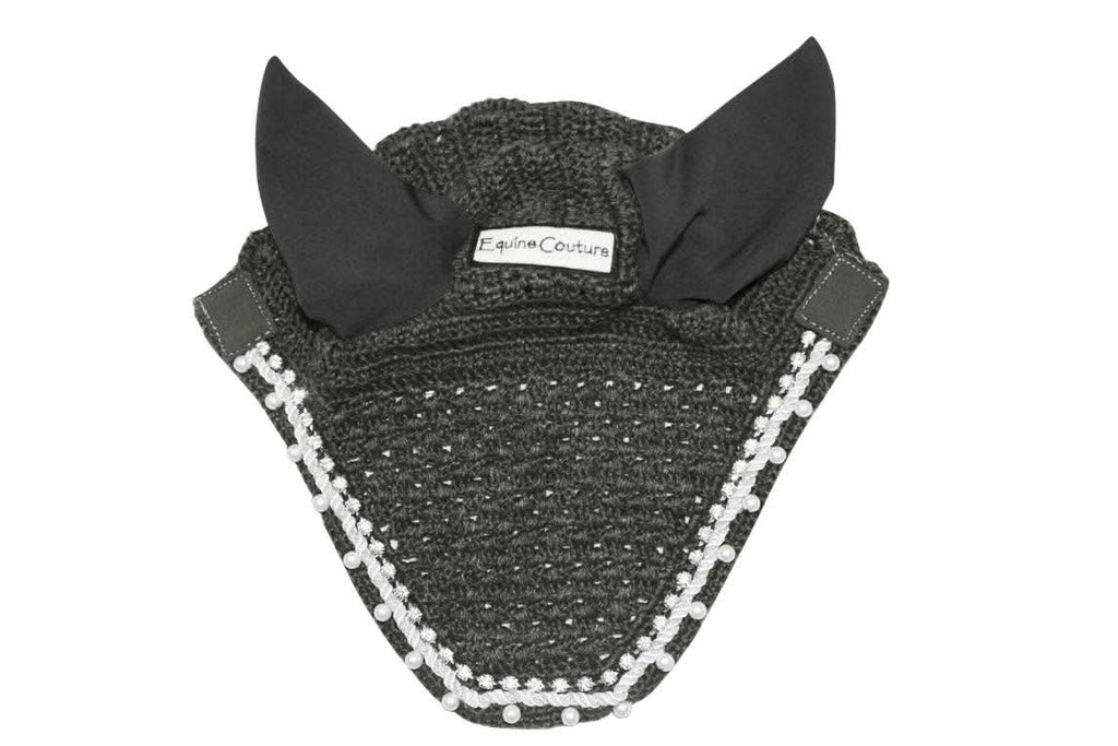 Equine Couture Fly Bonnet with Pearls and Crystals
