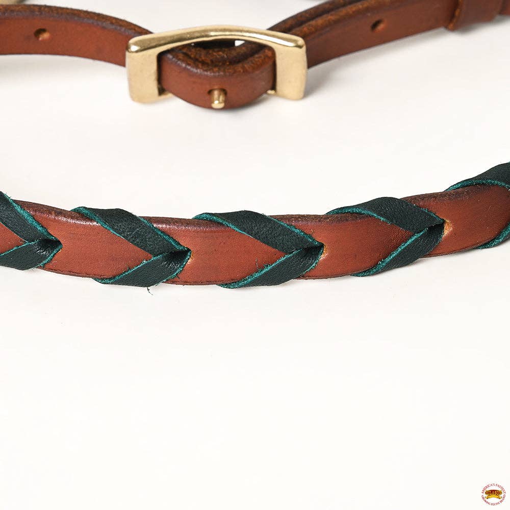 8 Feet Western Horse Leather Laced Barrel Roper Reins