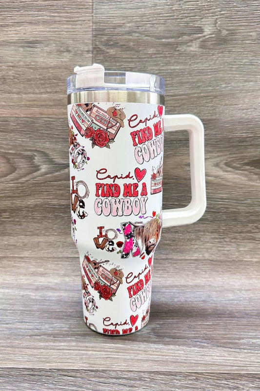 HIGHLAND COW WESTERN STAINLESS STEEL TUMBLERS CUP 40oz