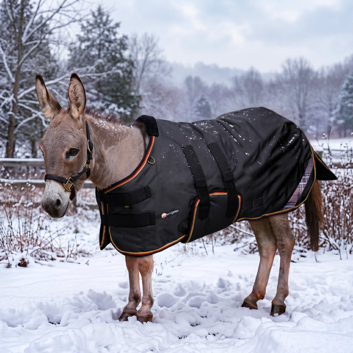 New 1200D Mini Donkey 300G Heavy Weight Winter Turnout Blanket - Waterproof & Breathable