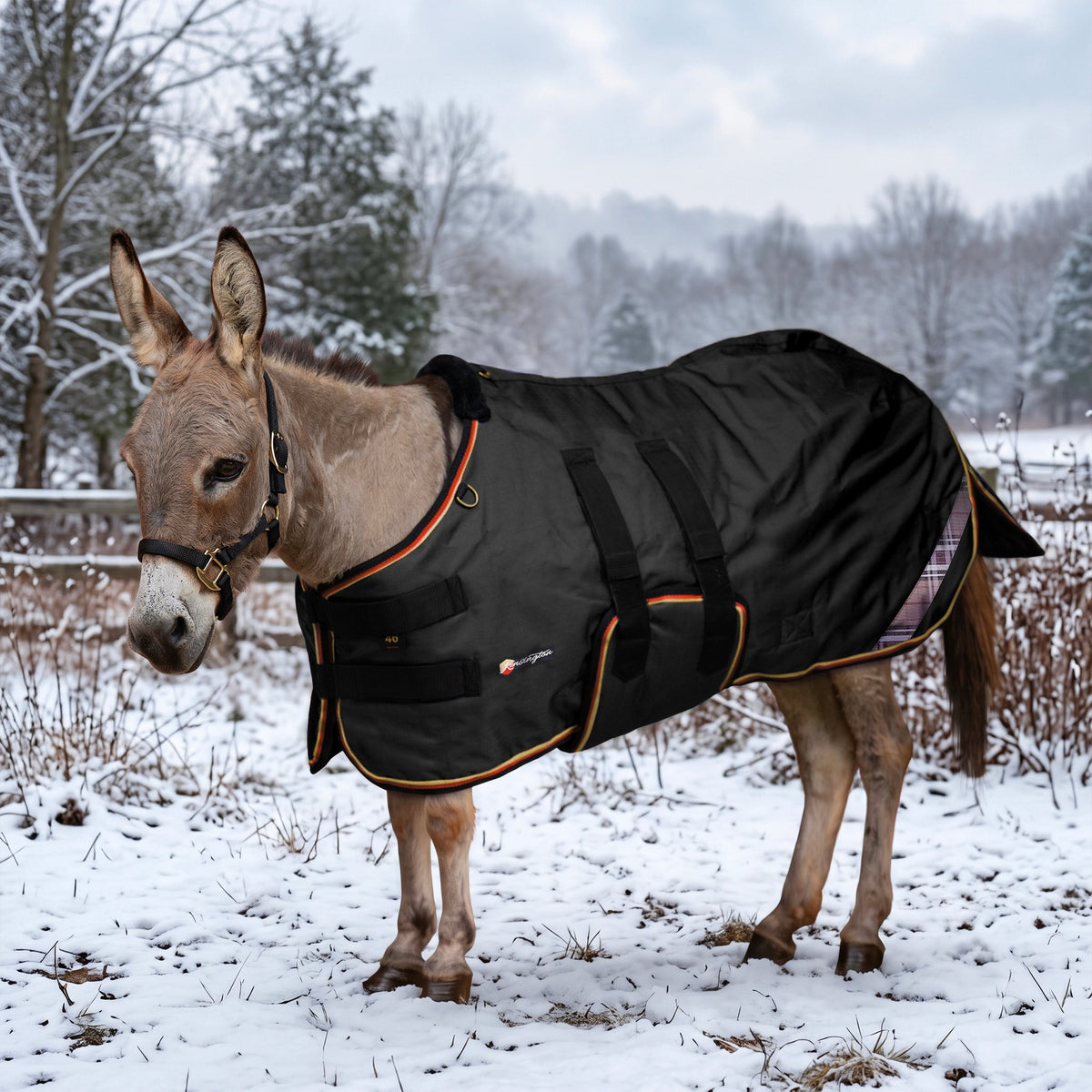 New 1200D Mini Donkey 180G Medium Weight Winter Turnout Blanket - Waterproof & Breathable