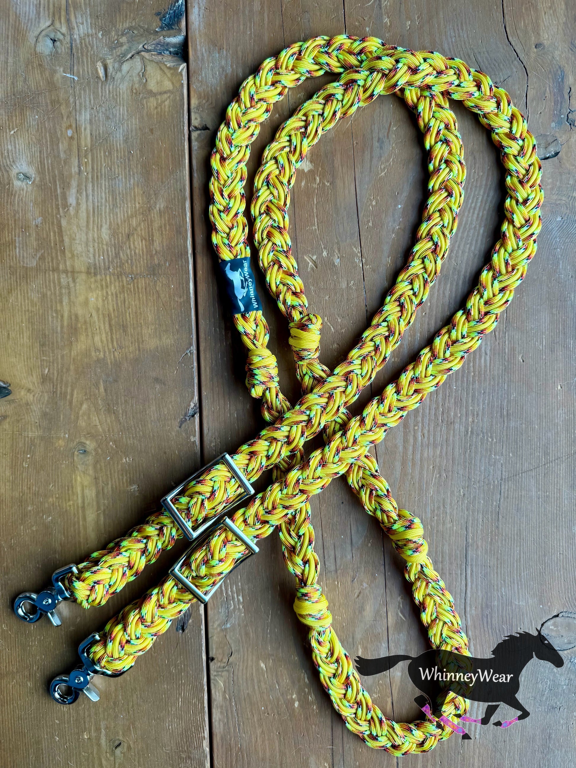 8ft Sunshine Braided Reins