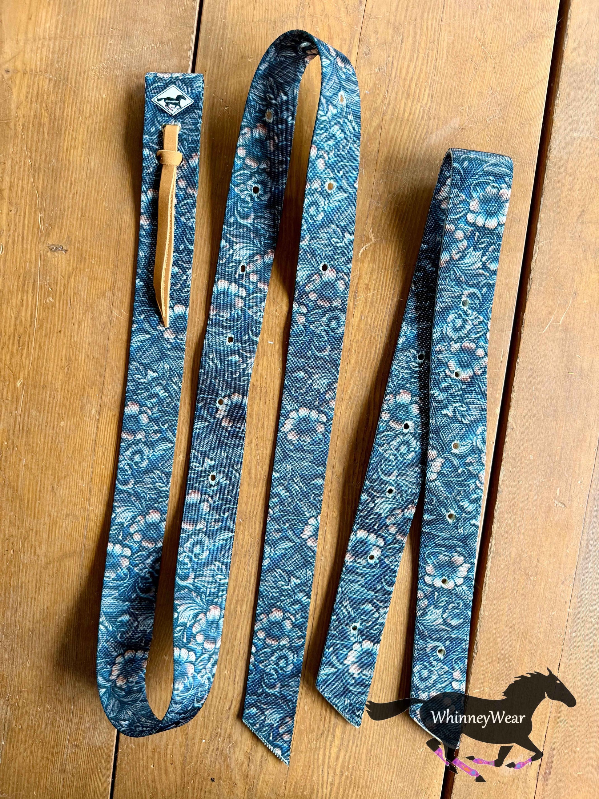 Tooled Leather Cinch Set