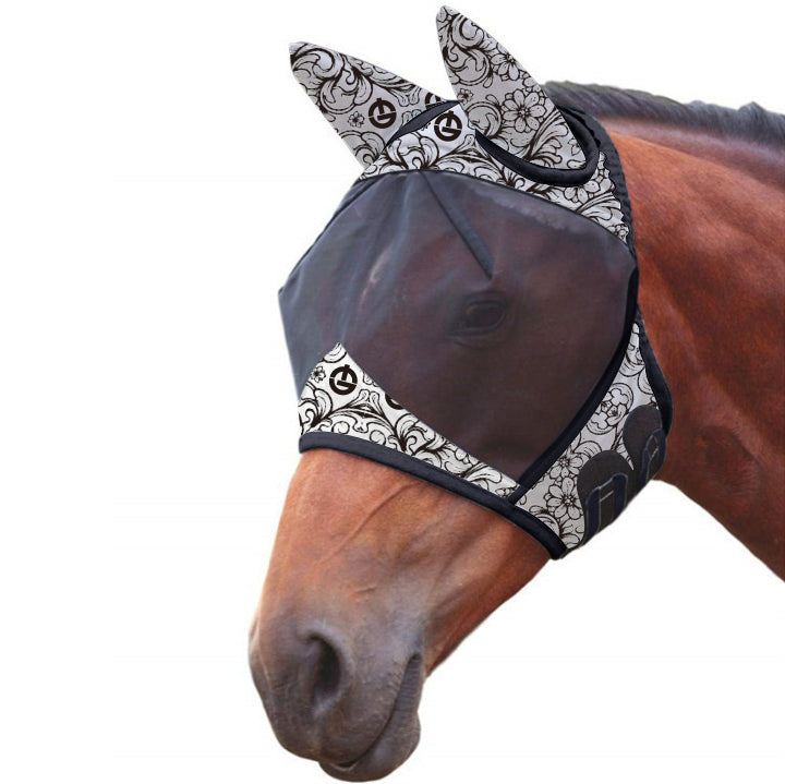 EQUINE|DEFENDER™ Fly Mask by Draw It Out® | Horse Fly Mask