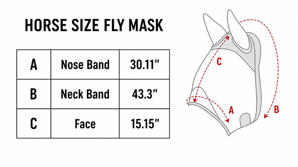 Neon Vaquero | Buzz Off Horse Size Fly Mask | WhinneyWear