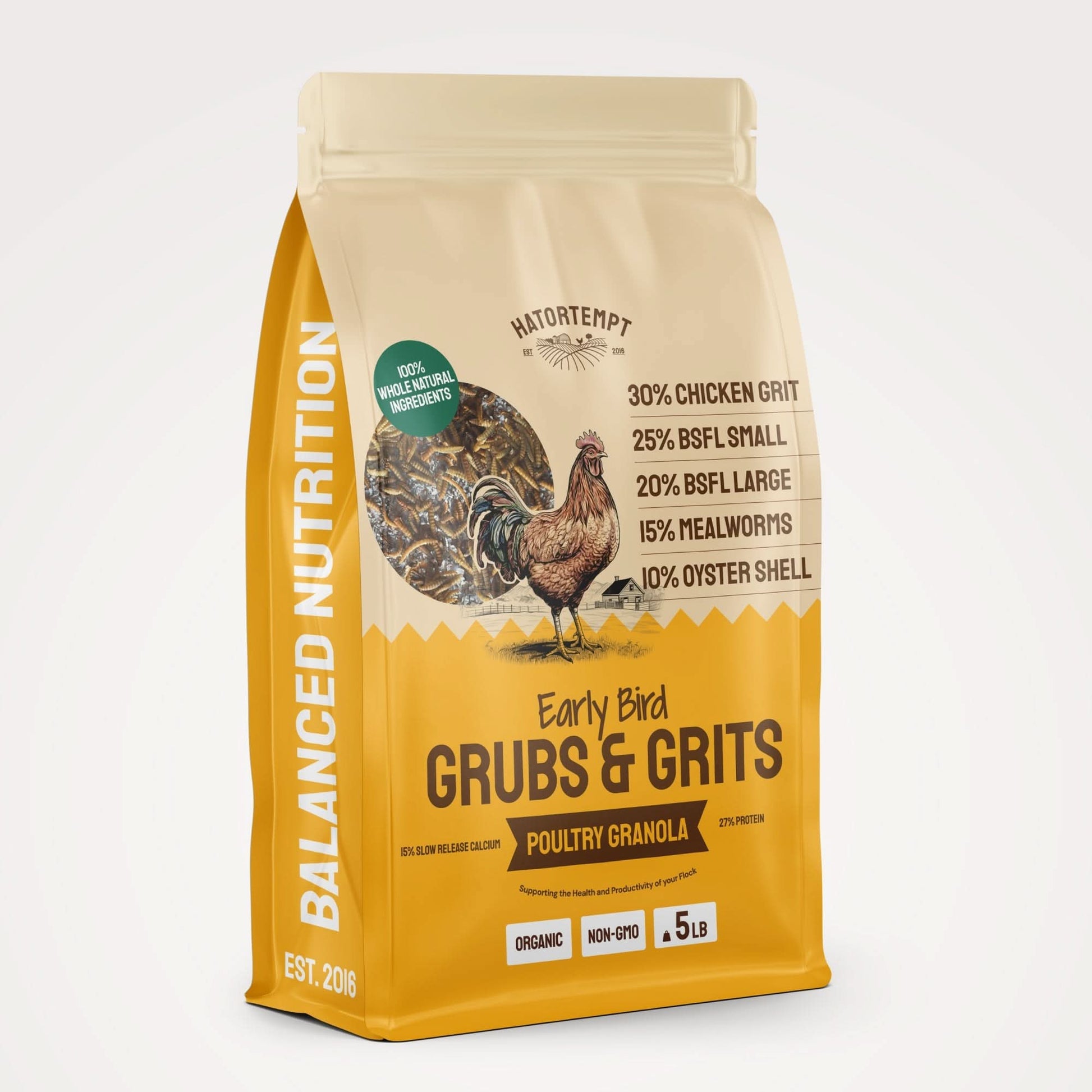 Early Bird Grubs & Grits (Poultry Granola)