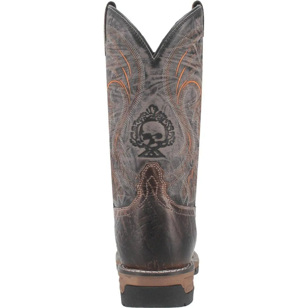 Laredo Hawke (Safety Toe) - Men's Leather Cowboy Work Boot (Closeout)