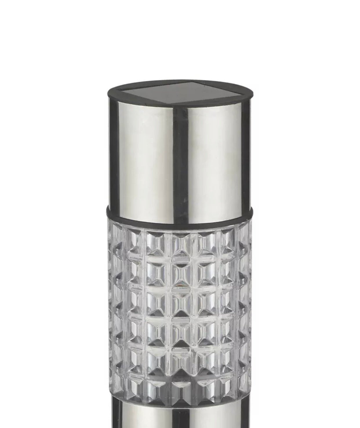 High End Modern Stainless Steel Solar Powered LED Bollard Pathway  Light -15 Pack