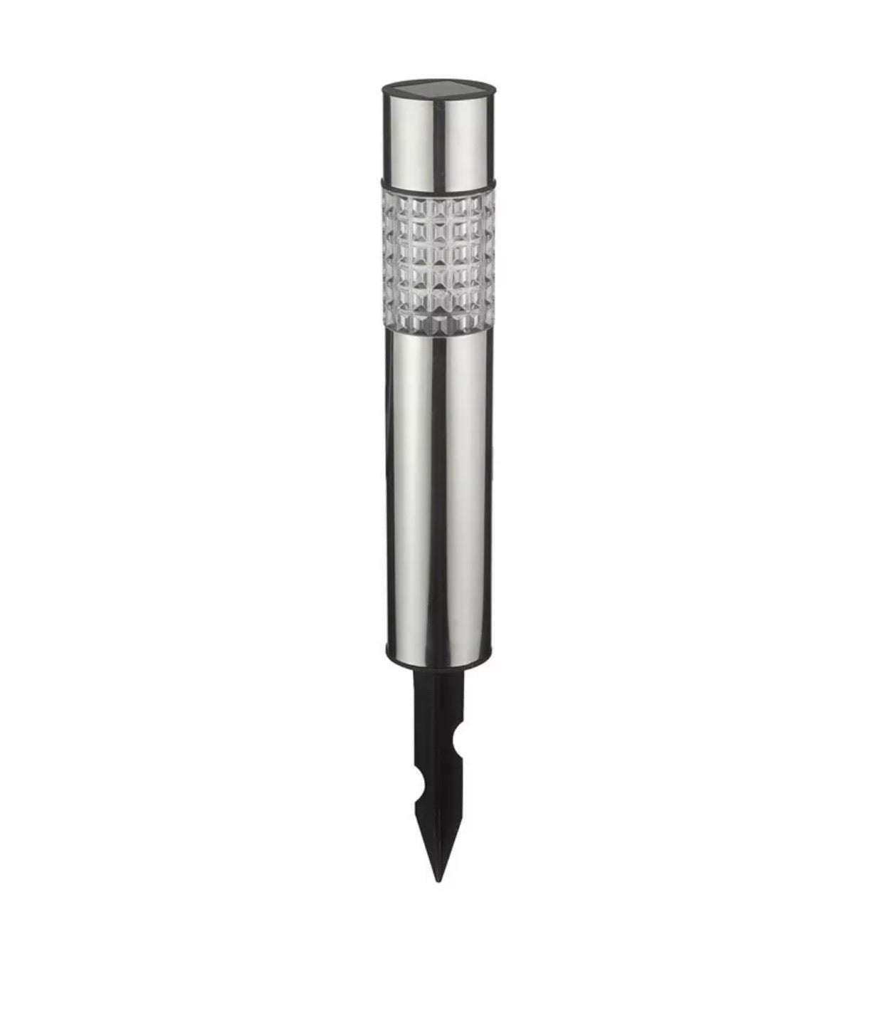High End Modern Stainless Steel Solar Powered LED Bollard Pathway  Light -15 Pack