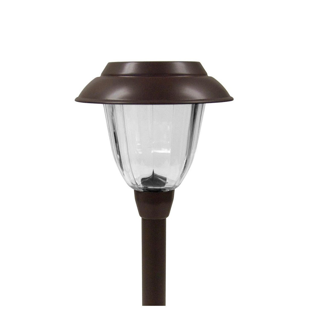 Member’s Mark 10-Pack Solar LED Pathway Lights, 10 Lumens, Stainless Steel & Glass, Oil-Rubbed Bronze Dusk-to-Dawn Landscape Lights