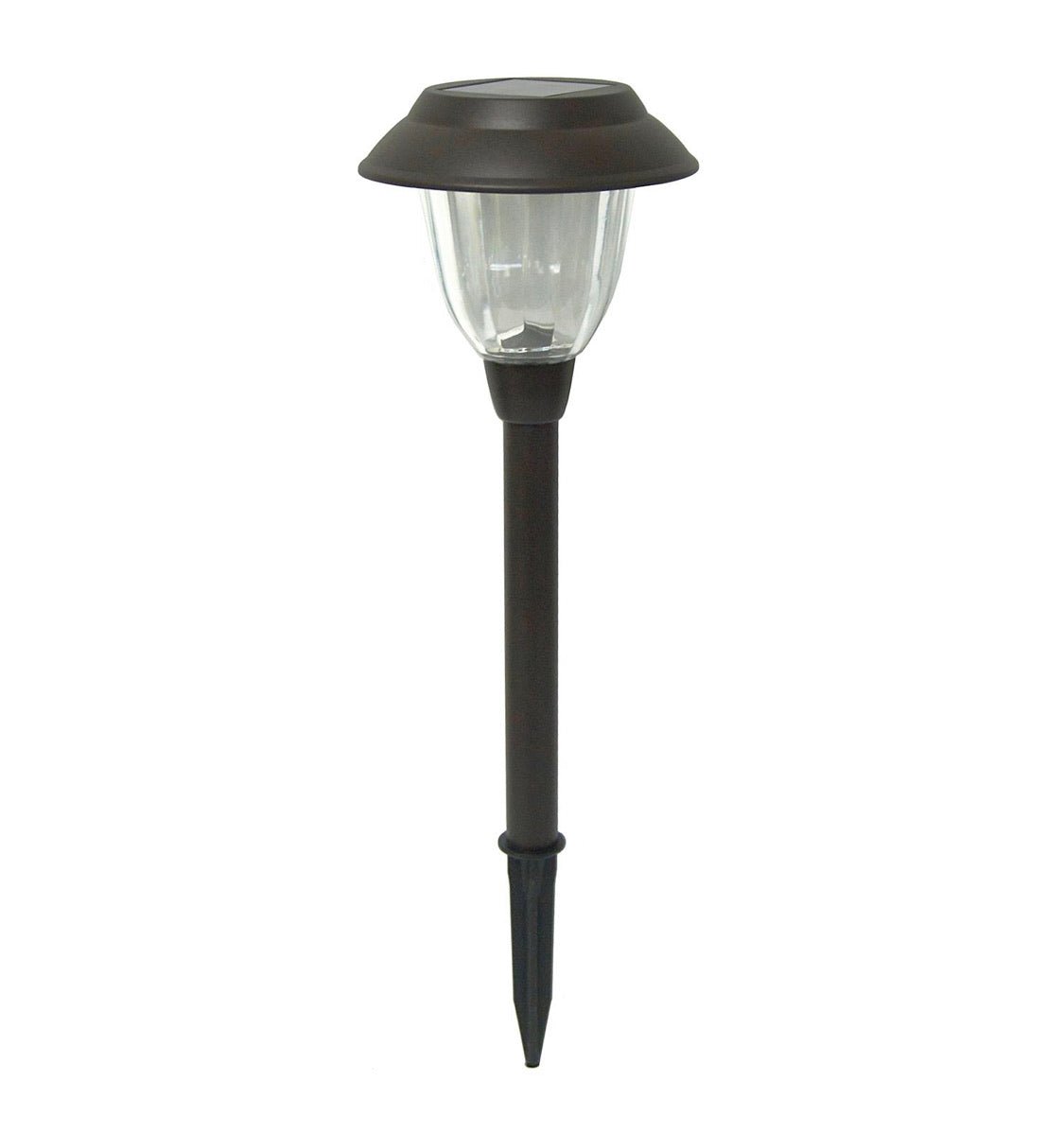 High-End Solar LED Pathway Lights Glass And Stainless Steel (10-Pack)