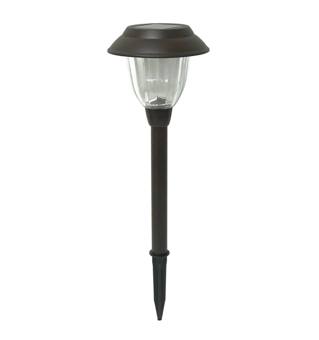 Member’s Mark 10-Pack Solar LED Pathway Lights, 10 Lumens, Stainless Steel & Glass, Oil-Rubbed Bronze Dusk-to-Dawn Landscape Lights