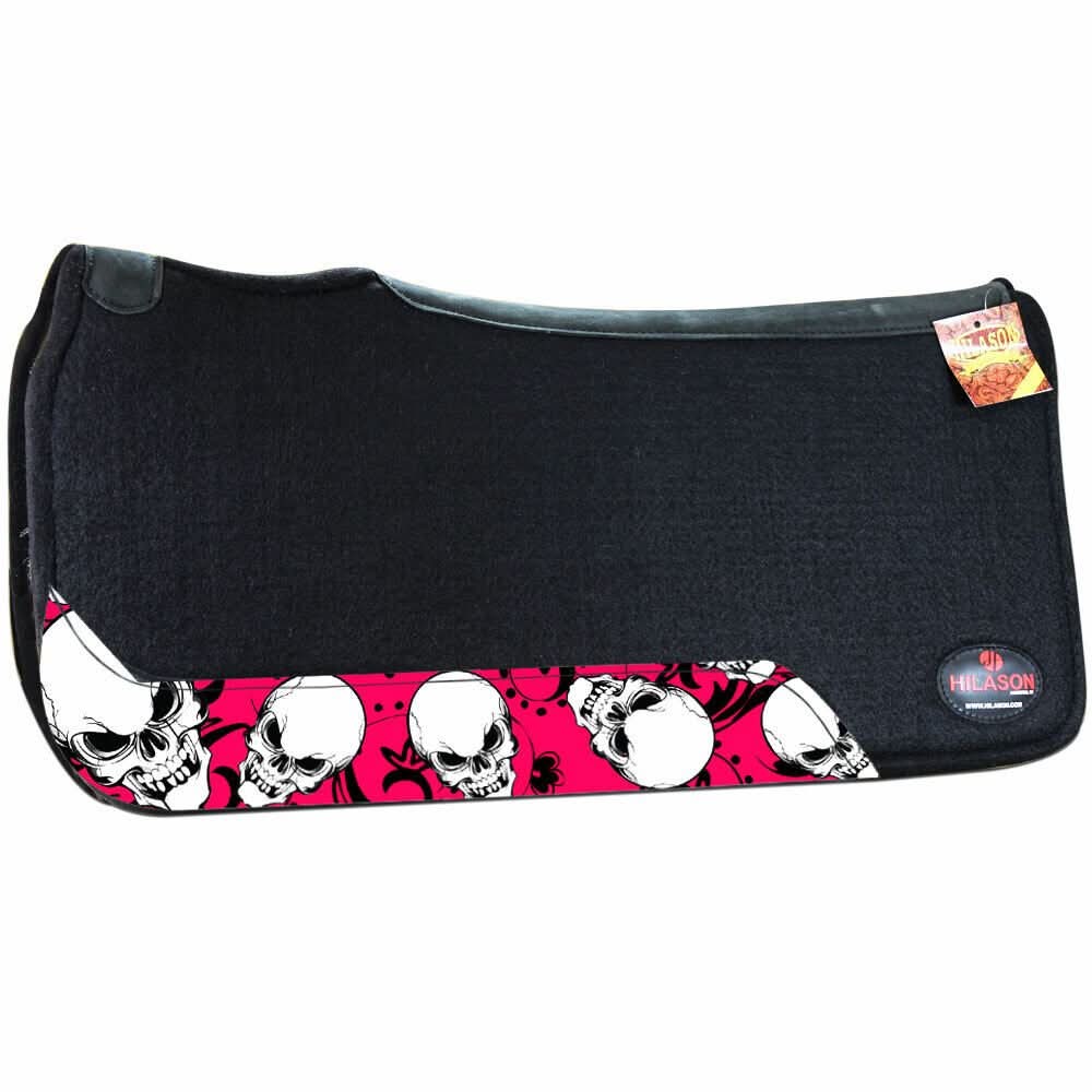 HILASON 31 In X 30 In Western Horse 100% Wool Felt Saddle Pad