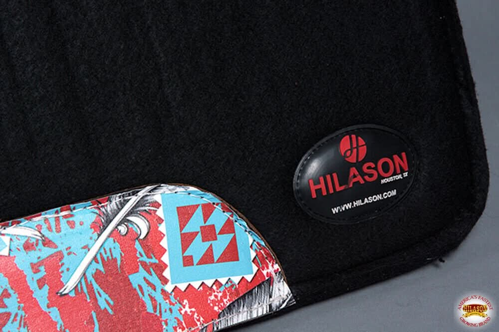 HILASON 31 In X 30 In Western Horse 100% Wool Felt Saddle Pad