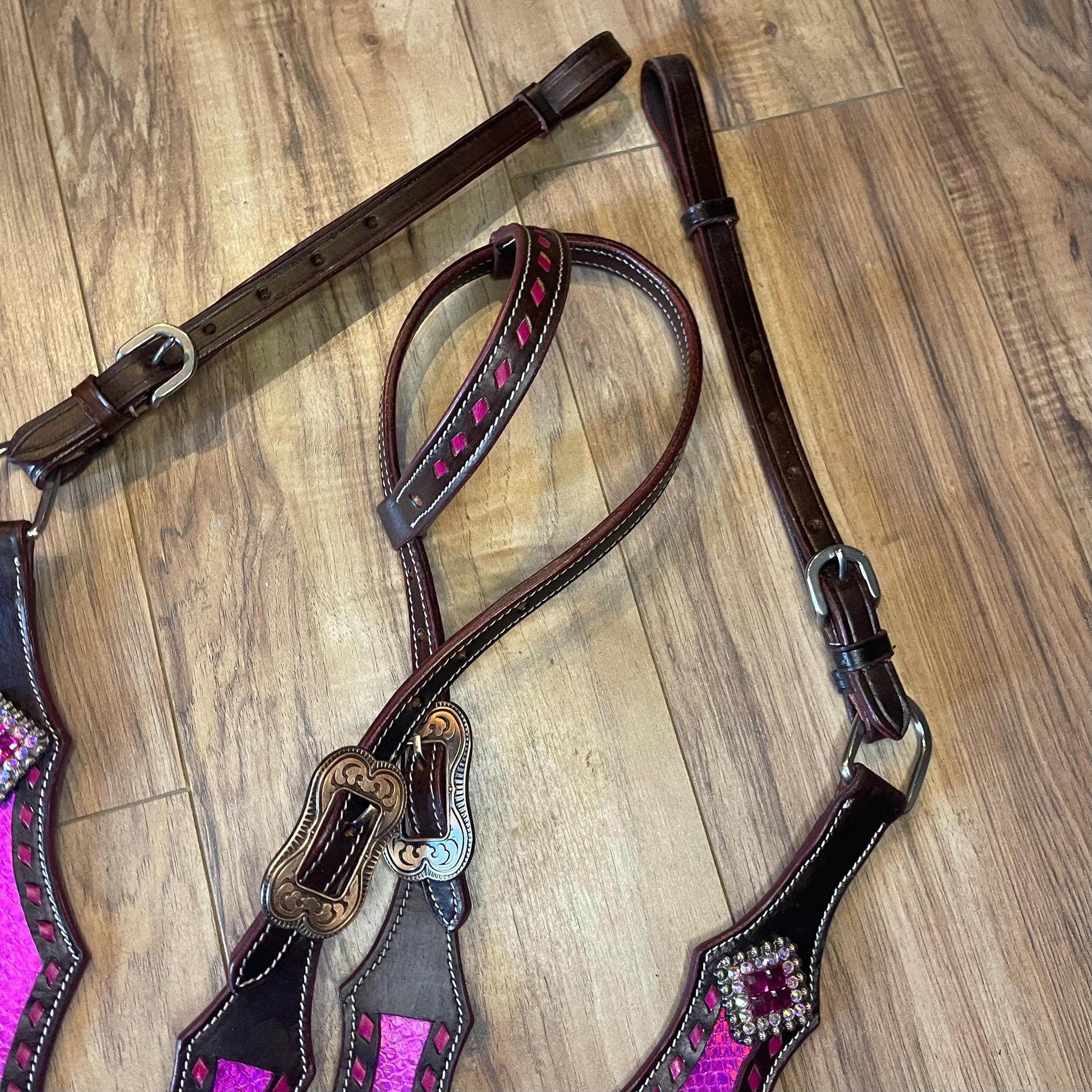 Pink Butterfly Western Tack Set| Ready to Ship (BHT053)