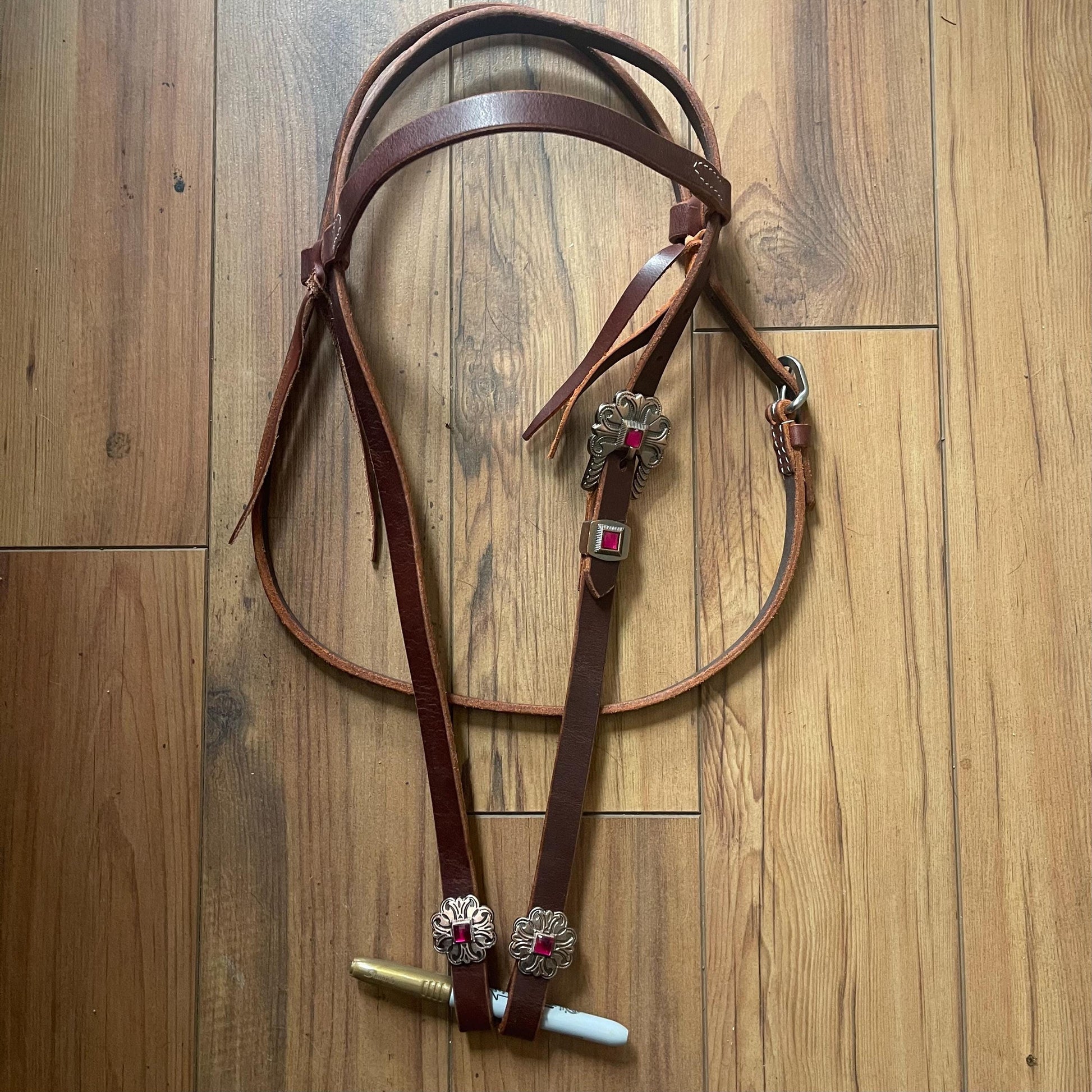 Pink Western headstall | Western browband headstall |Horse Tack