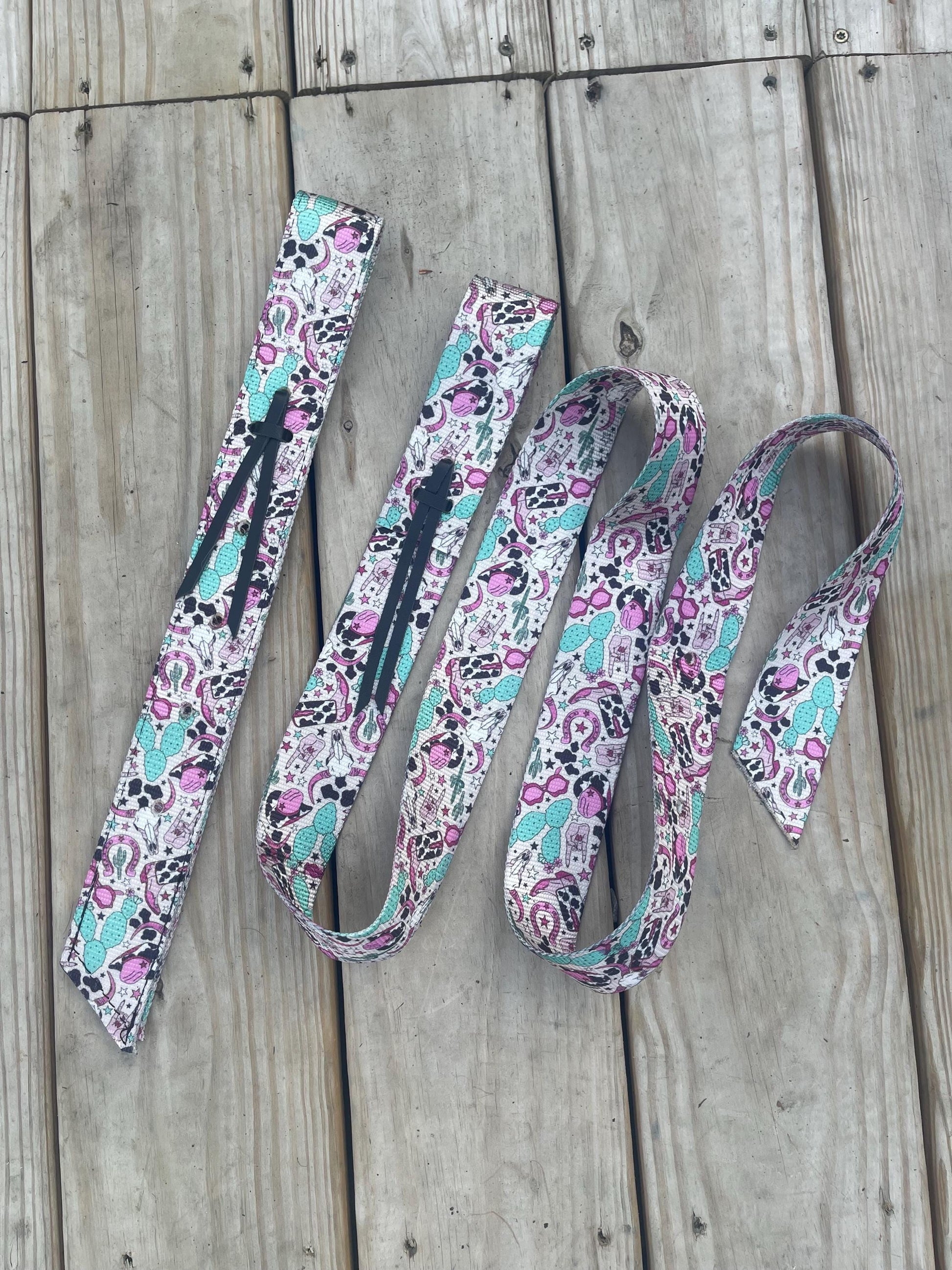 Latigo & Off Billet Set - Cowgirl Disco