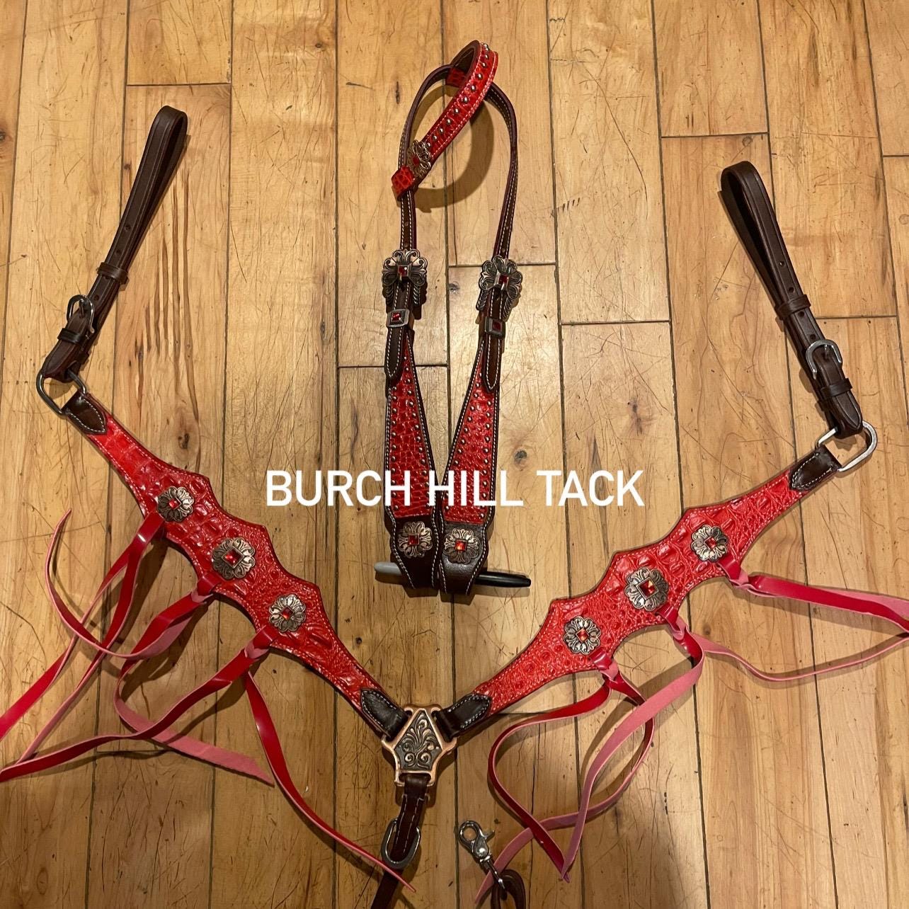 Red Ruby Western Barrel Racing Tack set