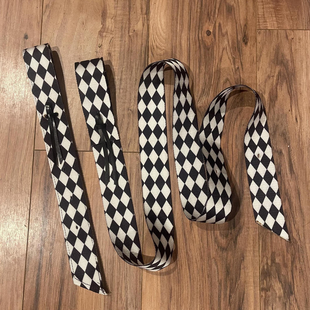 Latigo & Off Billet Set - BW Checker
