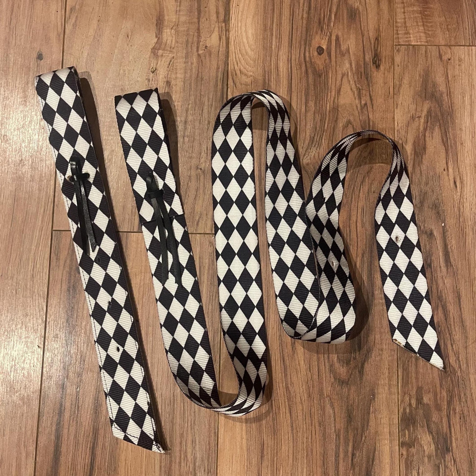 Latigo & Off Billet Set - BW Checker