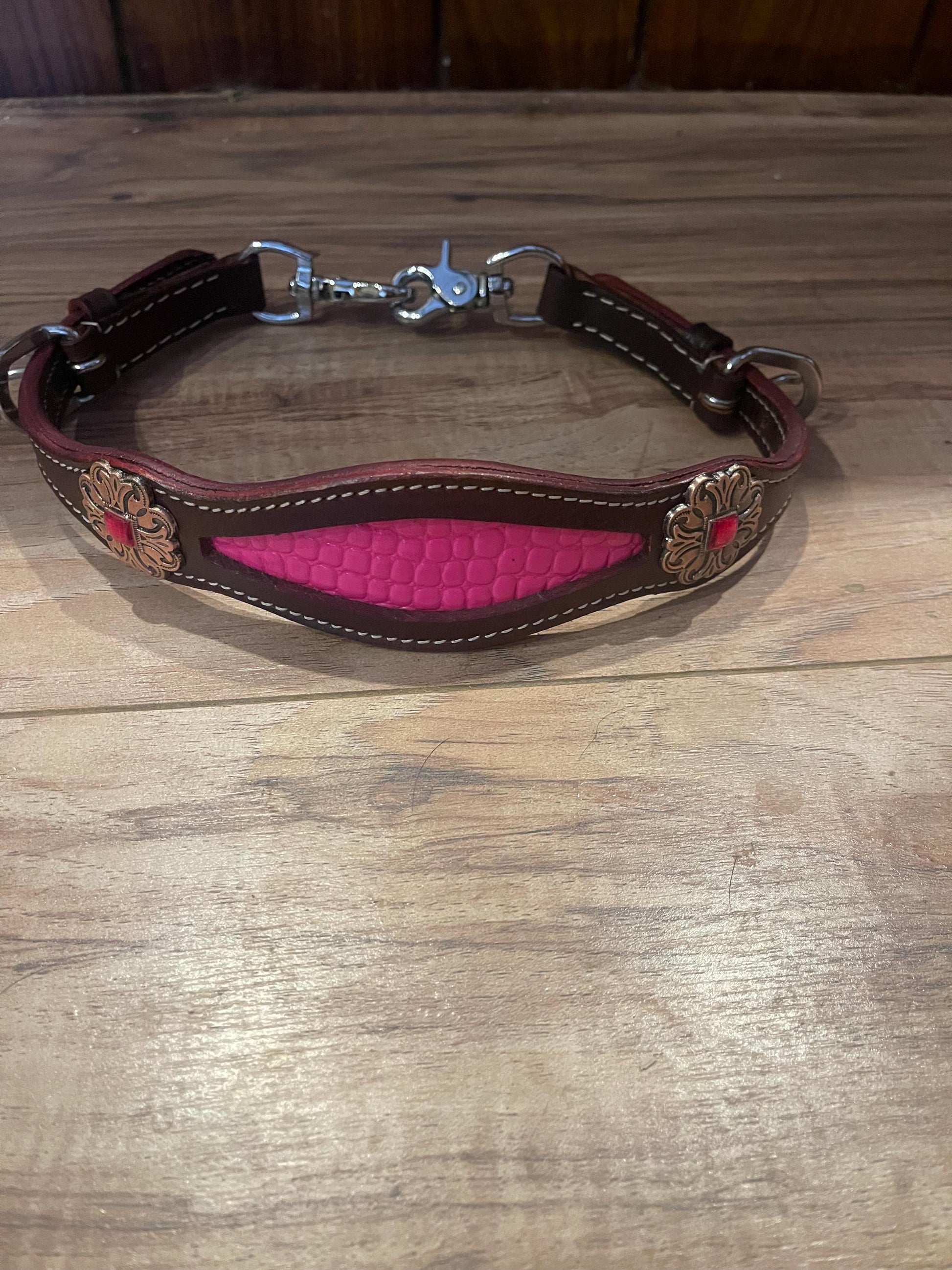 Made to Order Western Tack Set Hot Pink Headstall Breastplate (BHT028)