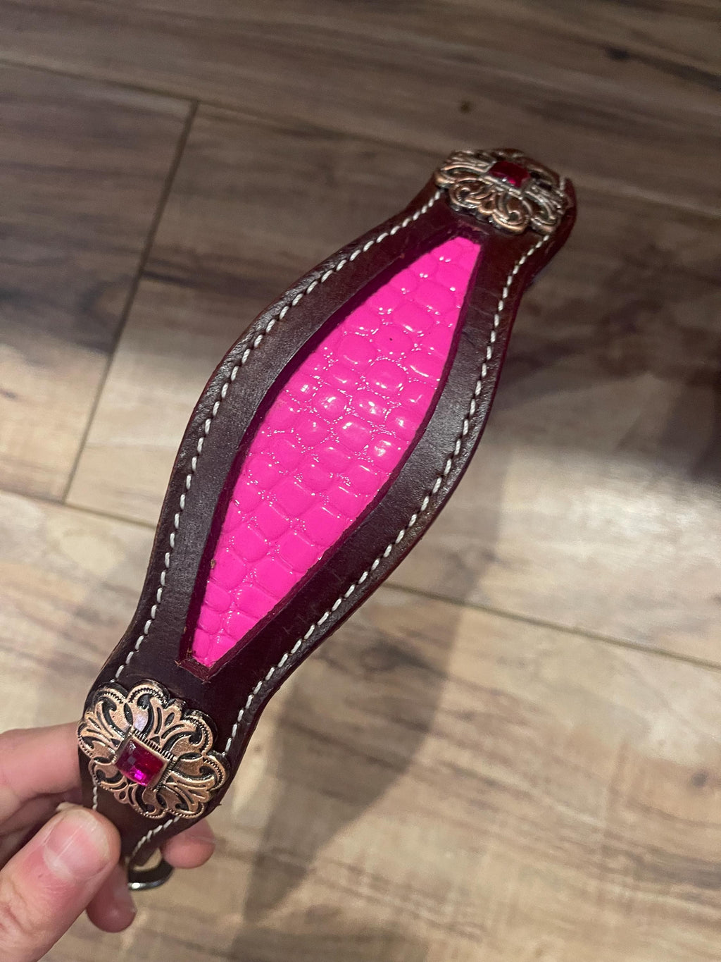 Made to Order Western Tack Set Hot Pink Headstall Breastplate (BHT028)