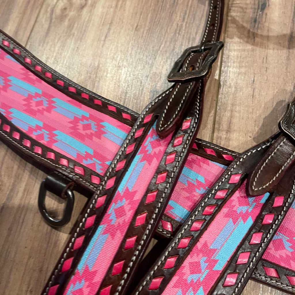 Western Horse Tack Set Tripping Breast Collar - Ready to ship