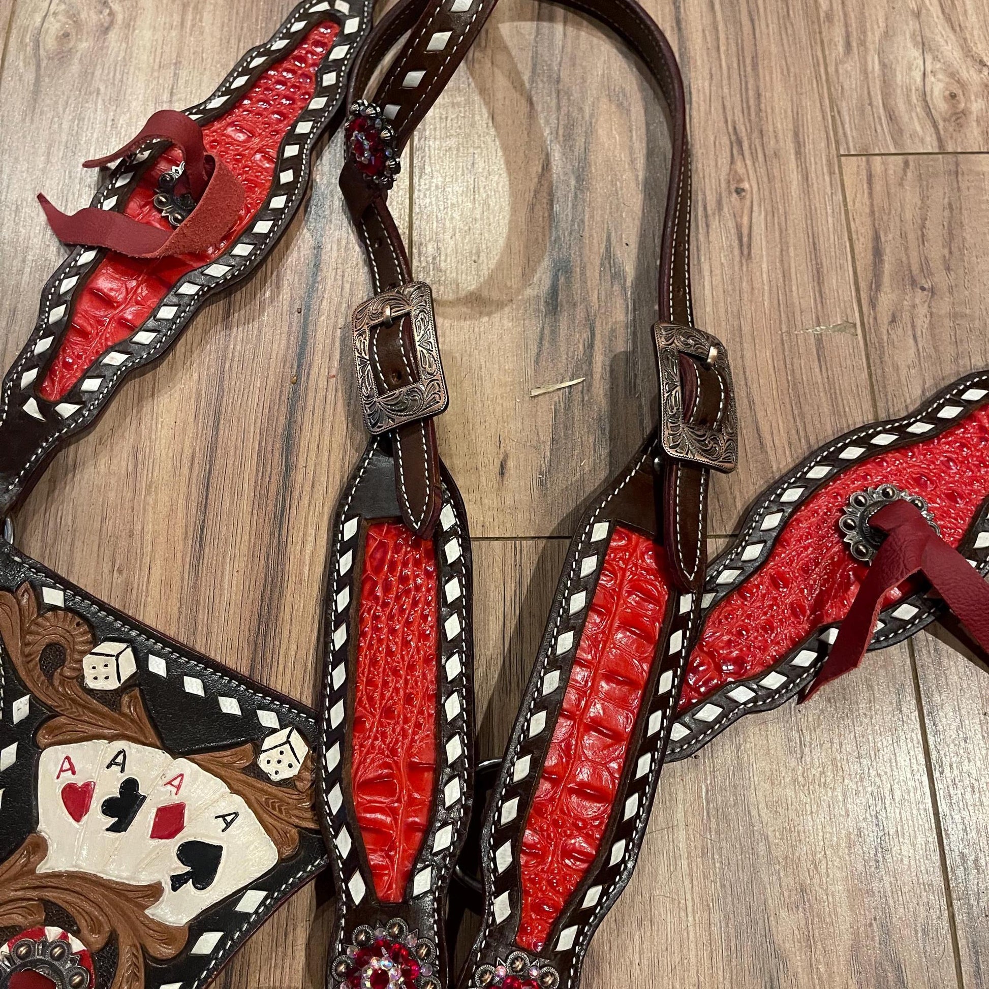 Made to Order Playing Card Western Horse Tack Set  Gladiator tack set