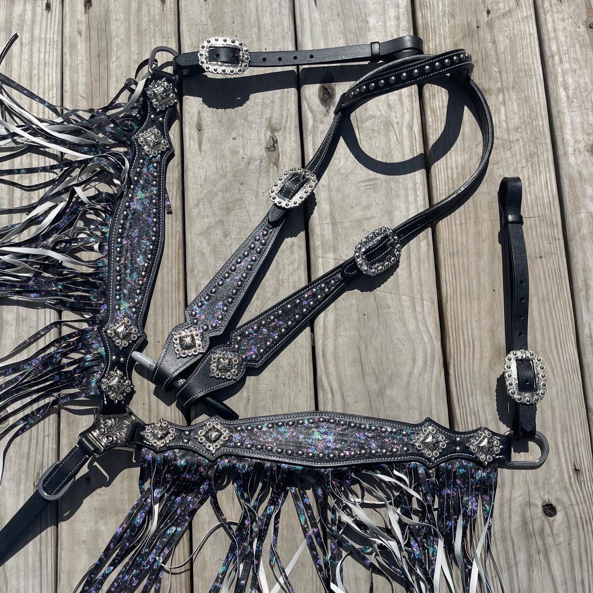 Western Horse Tack Set | Ready to ship| Black leather