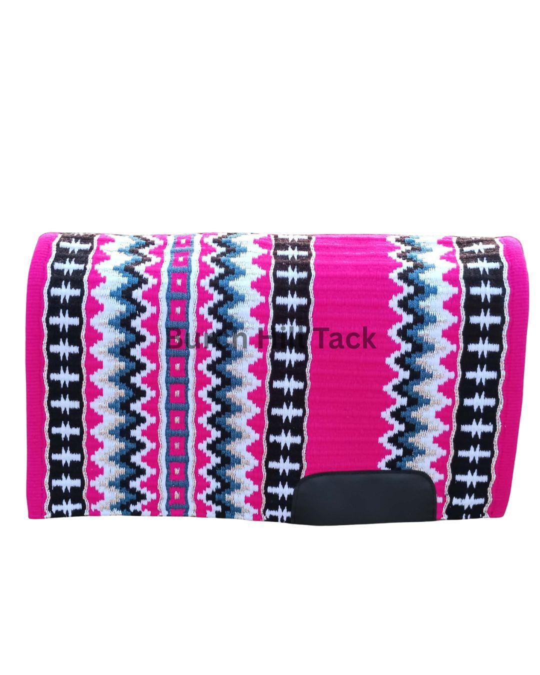 Made-to-Order Western Pleasure & Ranch Riding Saddle Pad Pink and White