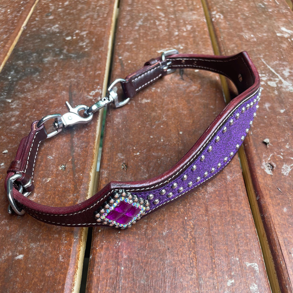 Purple Wither Strap for Western Tack