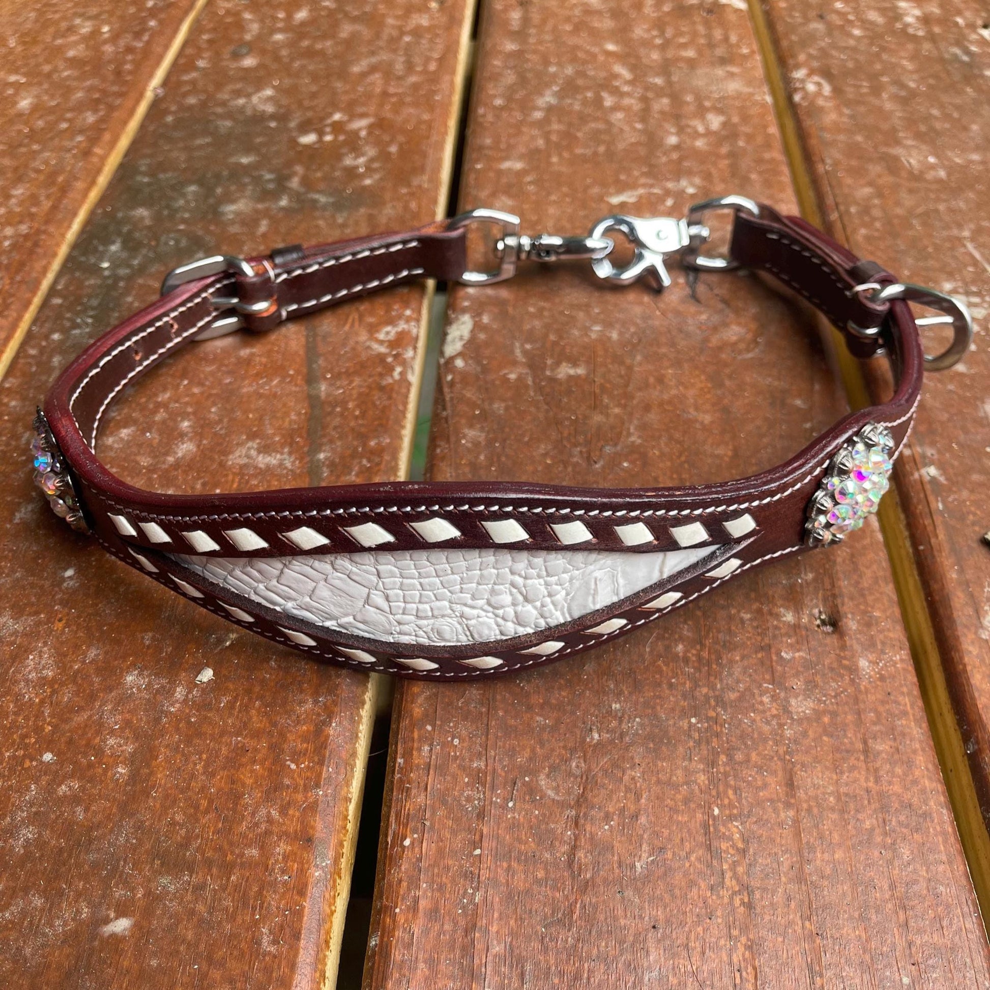 White Wither Strap for Western Tack