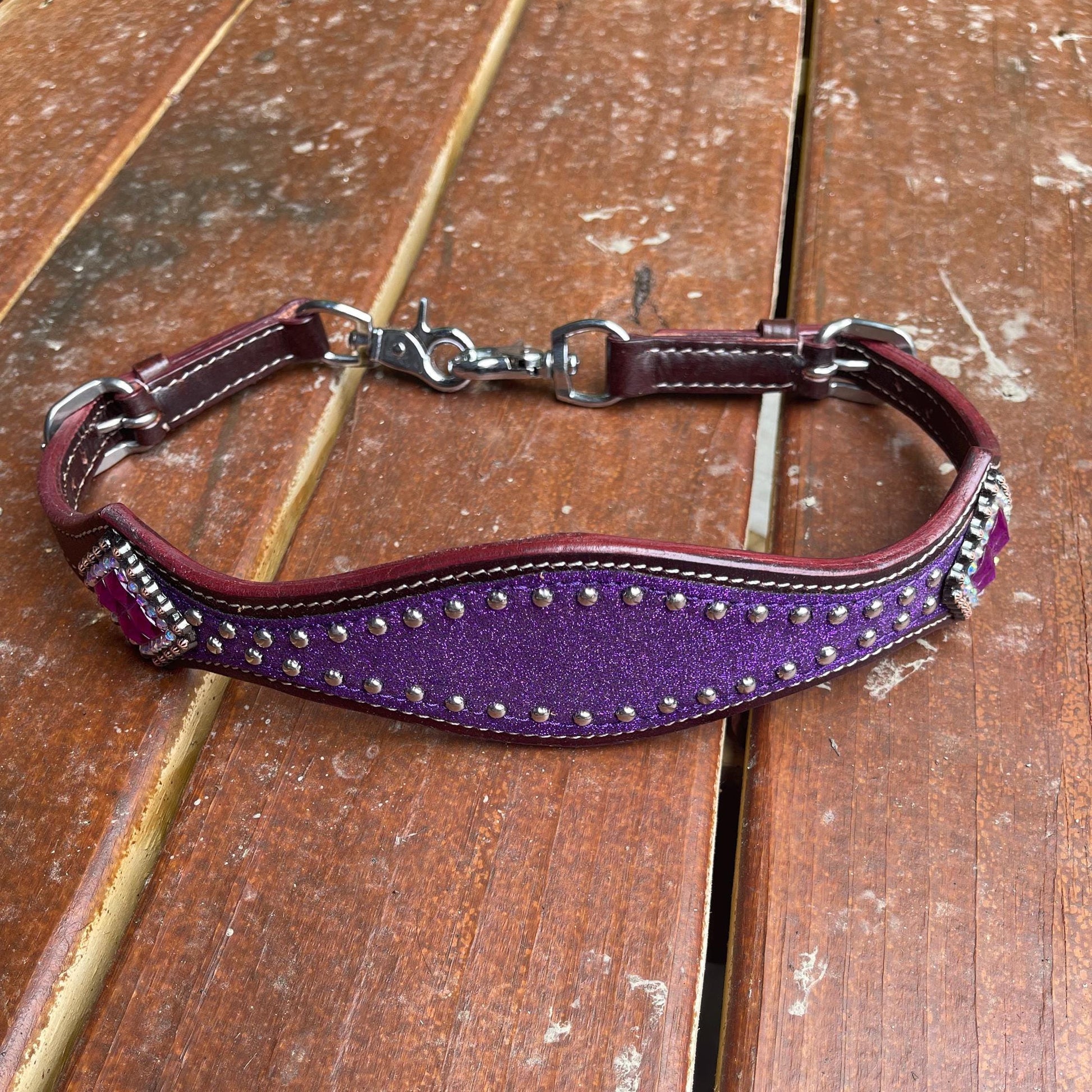 Purple Wither Strap for Western Tack