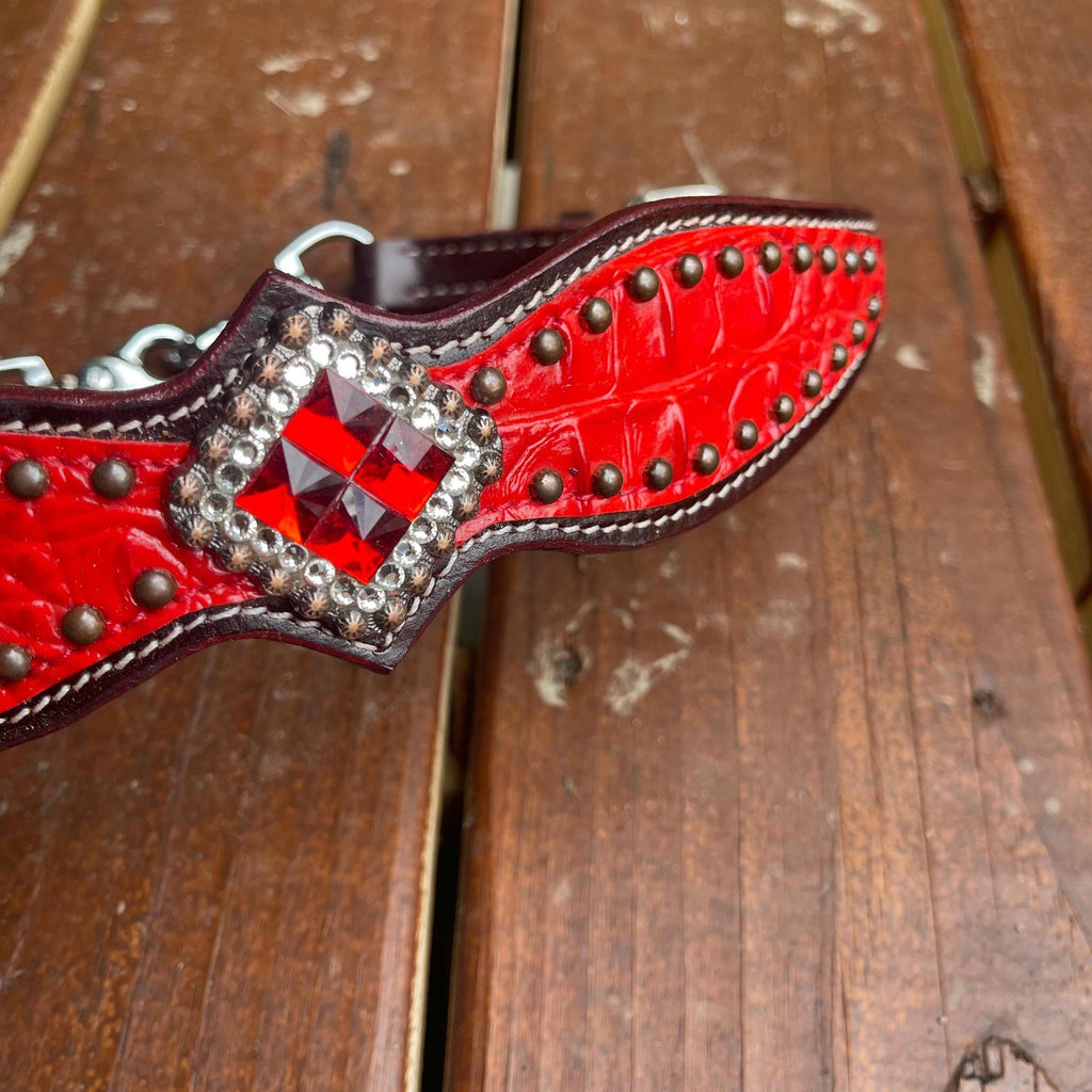 Red Wither Strap for Western Tack