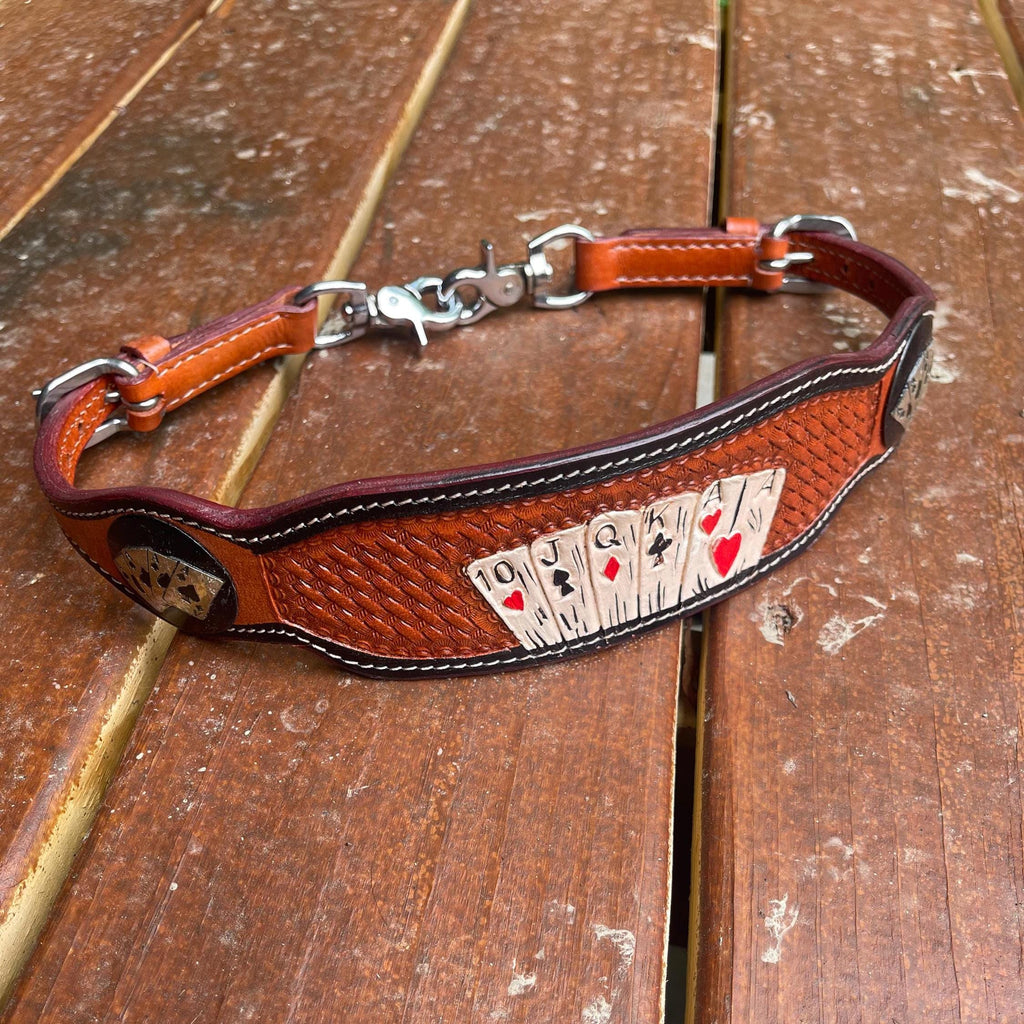playing card Wither Strap for Western Tack