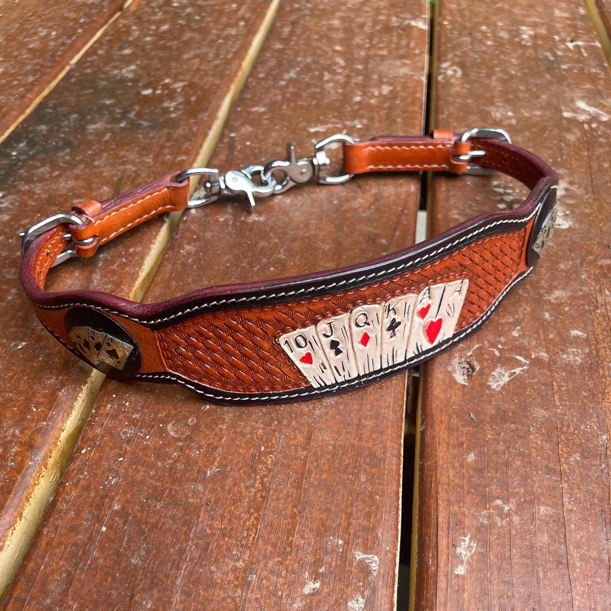playing card Wither Strap for Western Tack