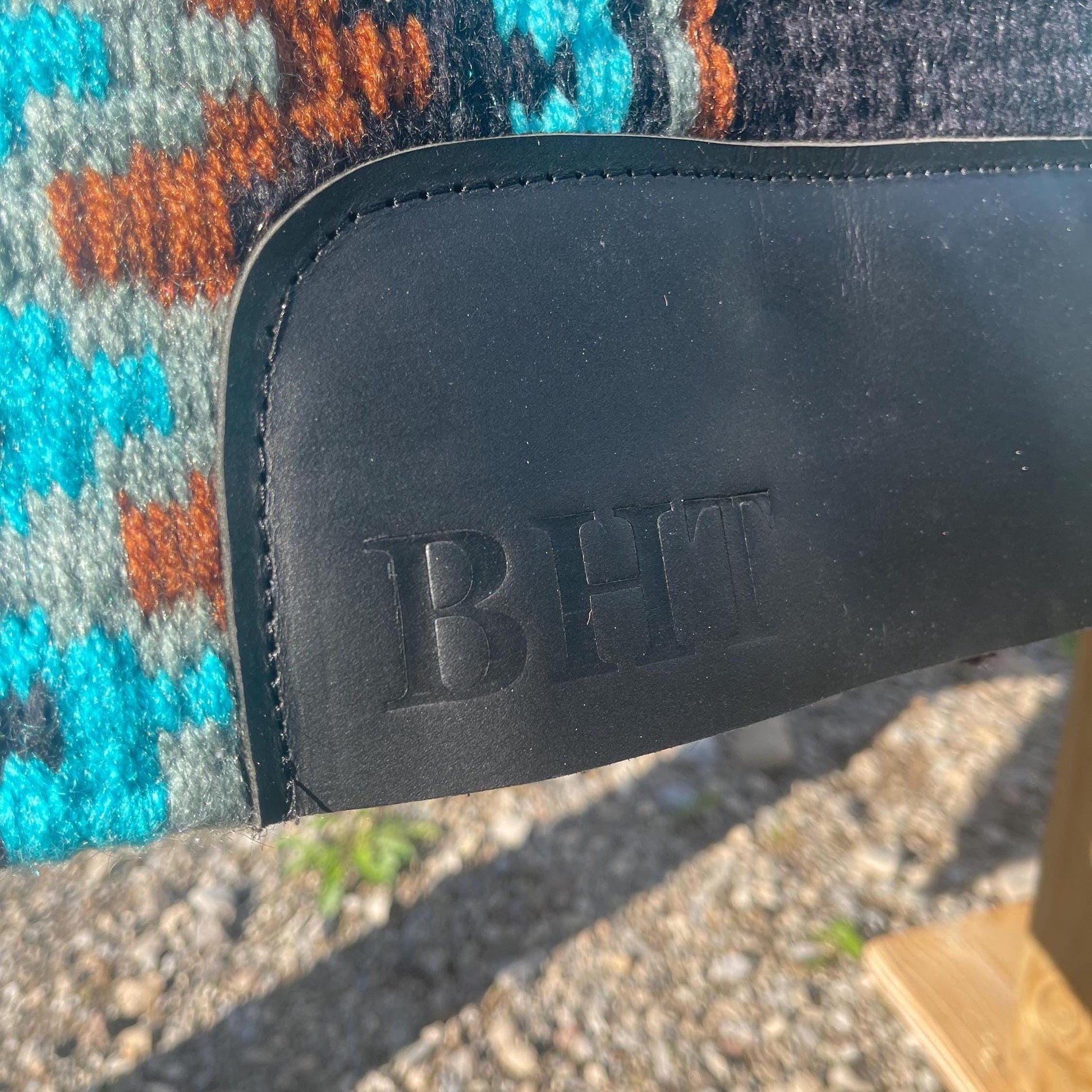 Western Show Pad Turquoise and Black| Western Pleasure & Ranch Riding Saddle Pad| Made to Order