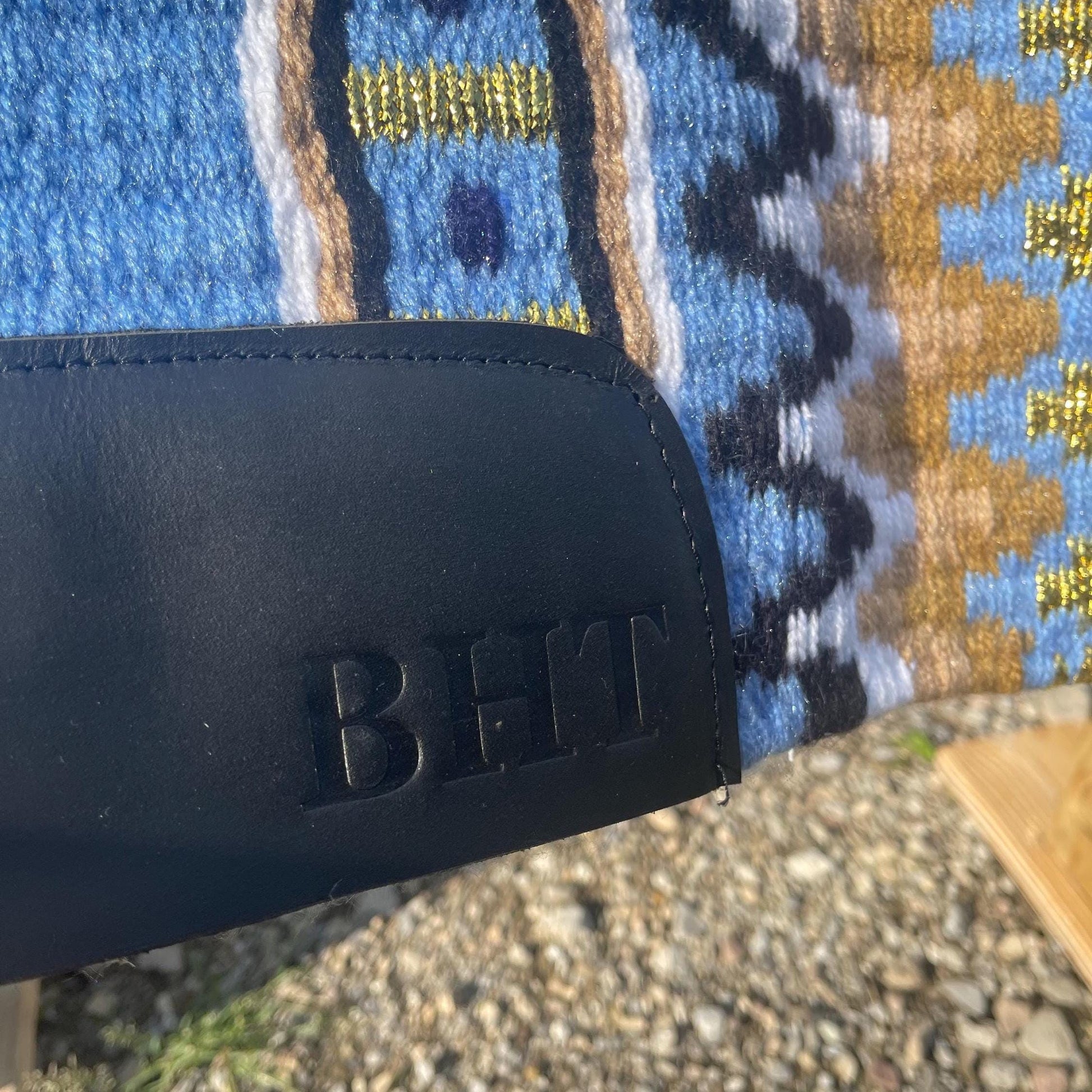 Western Show Pad Turquoise and Gold| Western Pleasure & Ranch Riding Saddle Pad | Made to Order