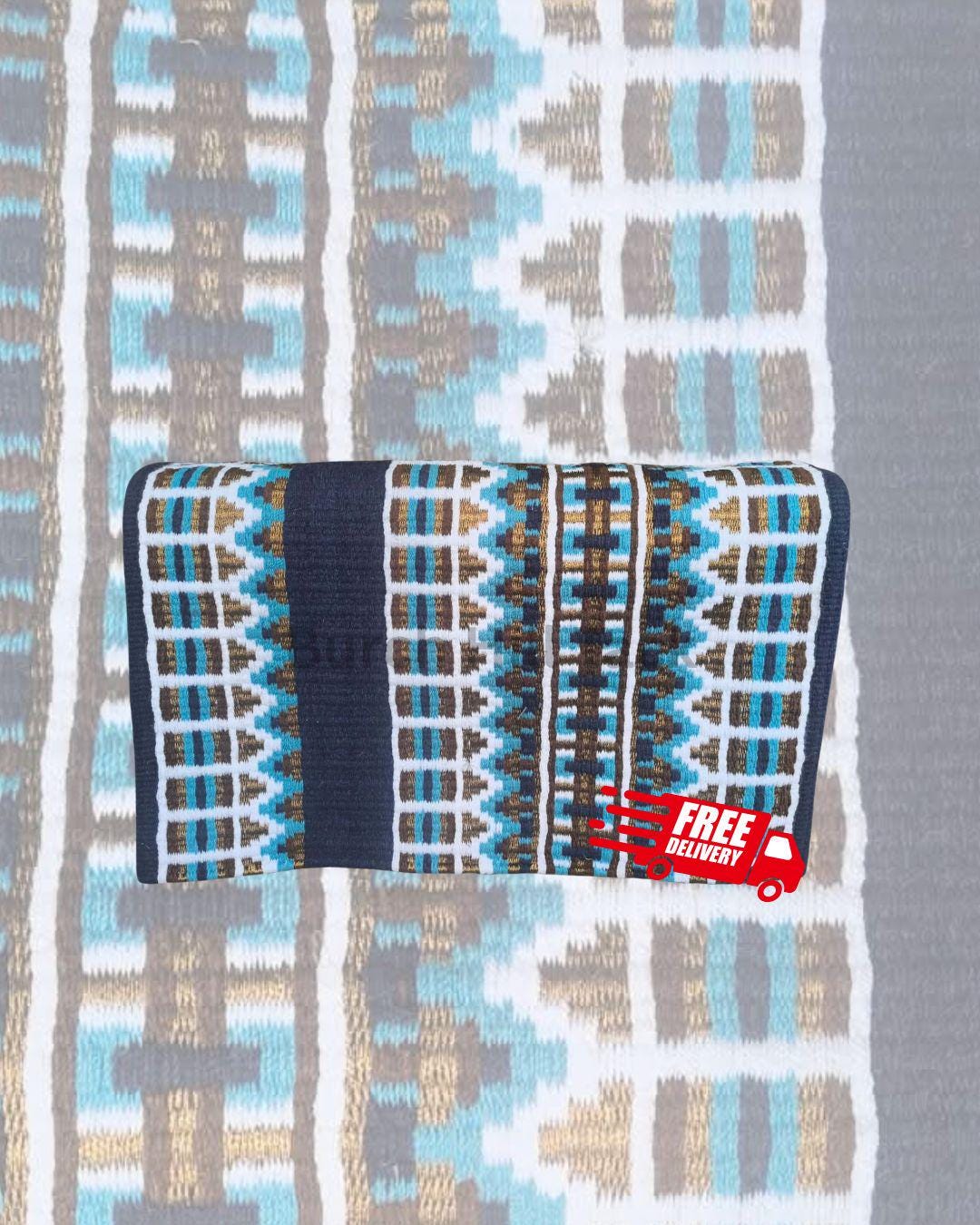 Western Show Pad Navy Blue| Western Pleasure & Ranch Riding Saddle Pad| Made to Order