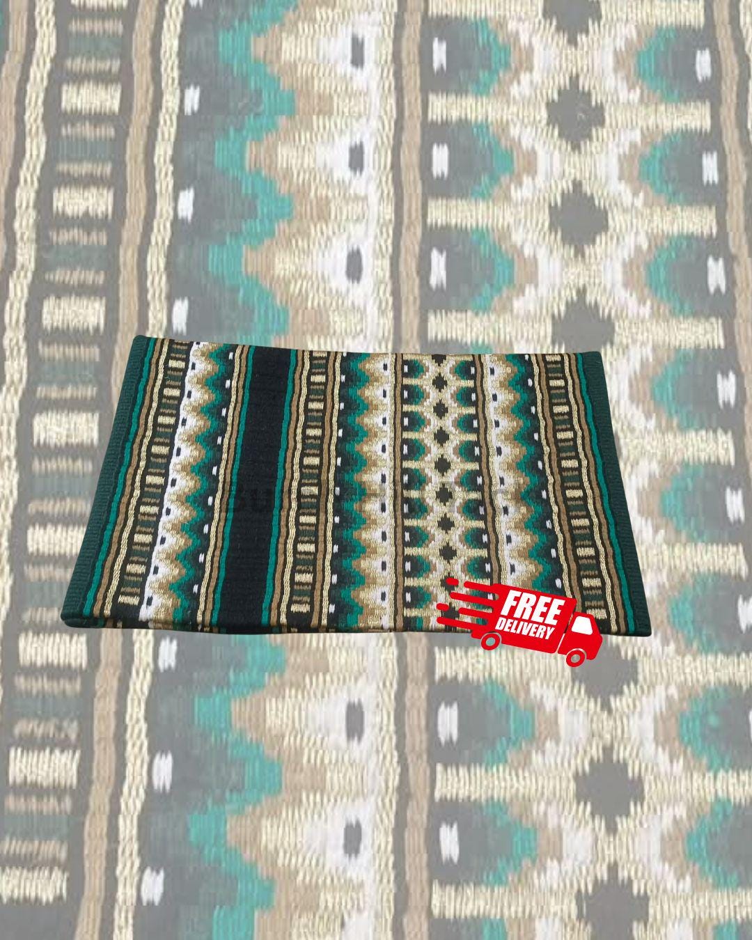 Hunter Green Western Pleasure Ranch Riding Saddle Pad | Handcrafted Show Horse Tack
