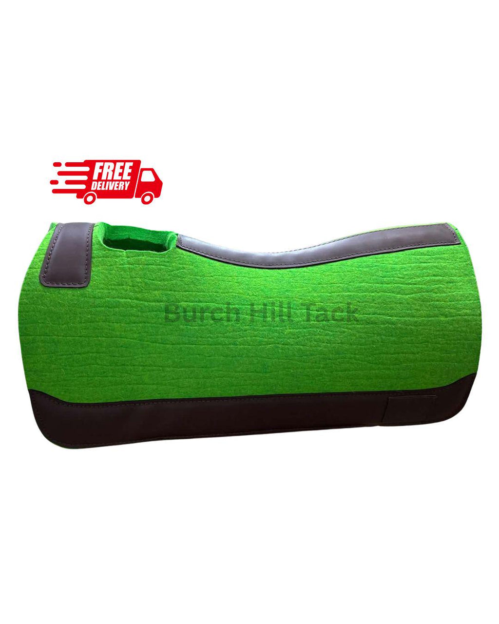 Wool Felt Western Saddle Pad, Contoured Horse Saddle Pad, Thick Western Riding Pad, Durable Ranch & Trail Tack