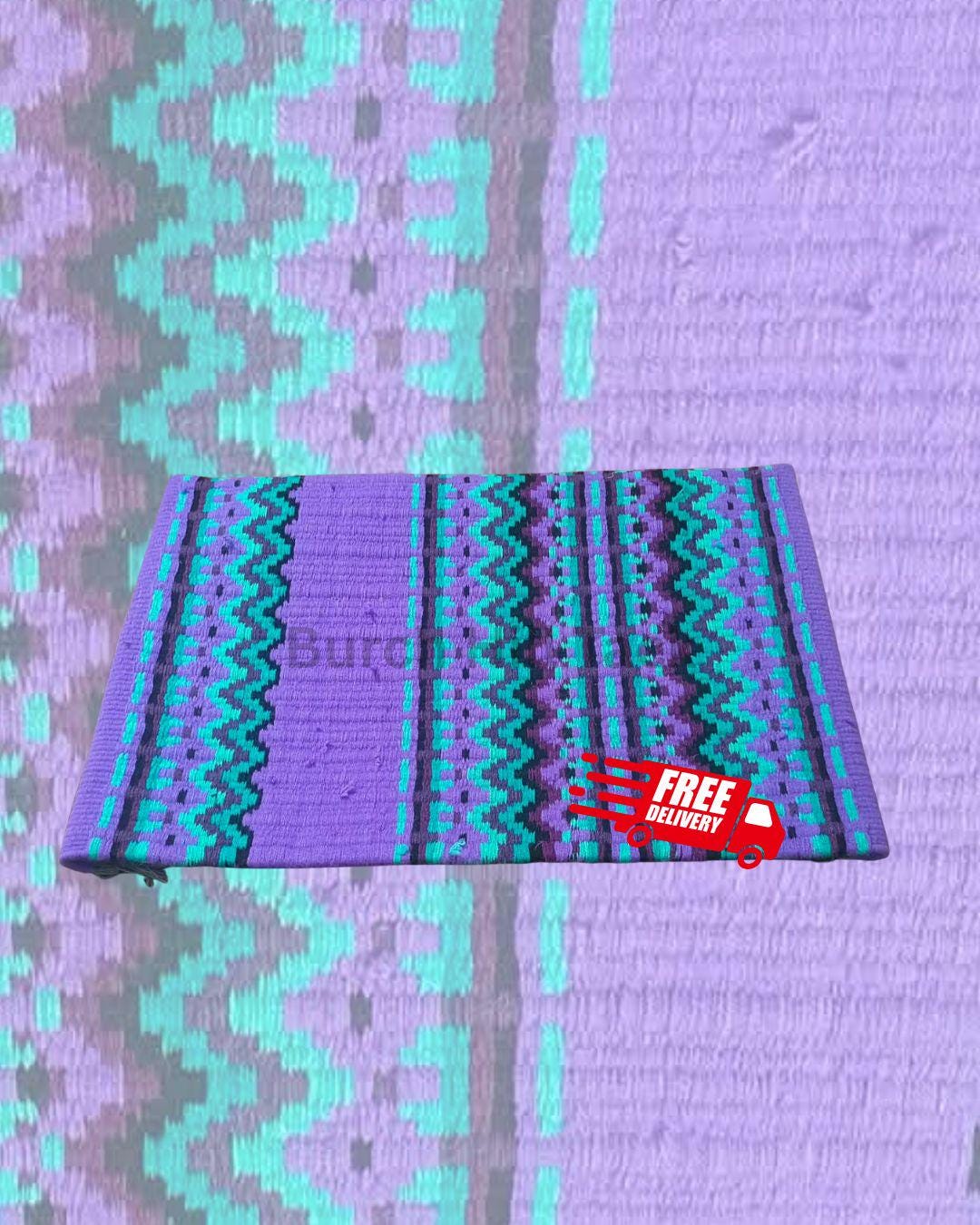 Purple Western Pleasure Ranch Riding Saddle Pad | Handcrafted Show Horse Tack