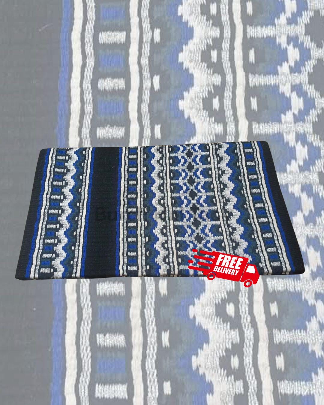 Navy Western Pleasure Ranch Riding Saddle Pad | Handcrafted Show Horse Tack