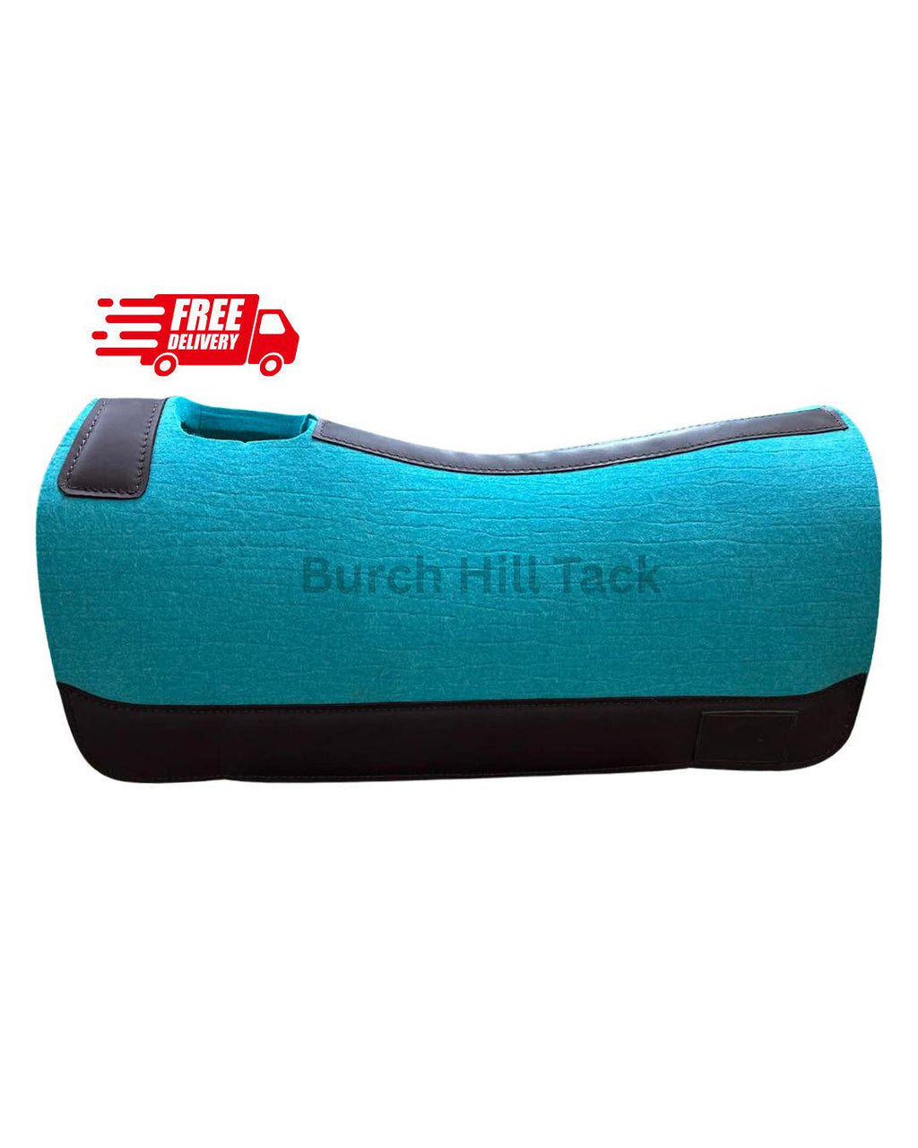 Wool Felt Western Saddle Pad, Contoured Horse Saddle Pad, Thick Western Riding Pad, Durable Ranch & Trail Tack