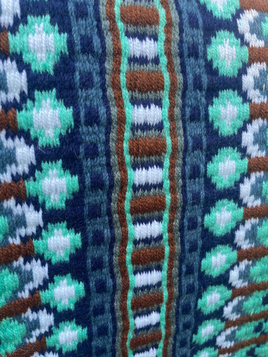 Navy blue& turquoise Western show pad- Ready to ship