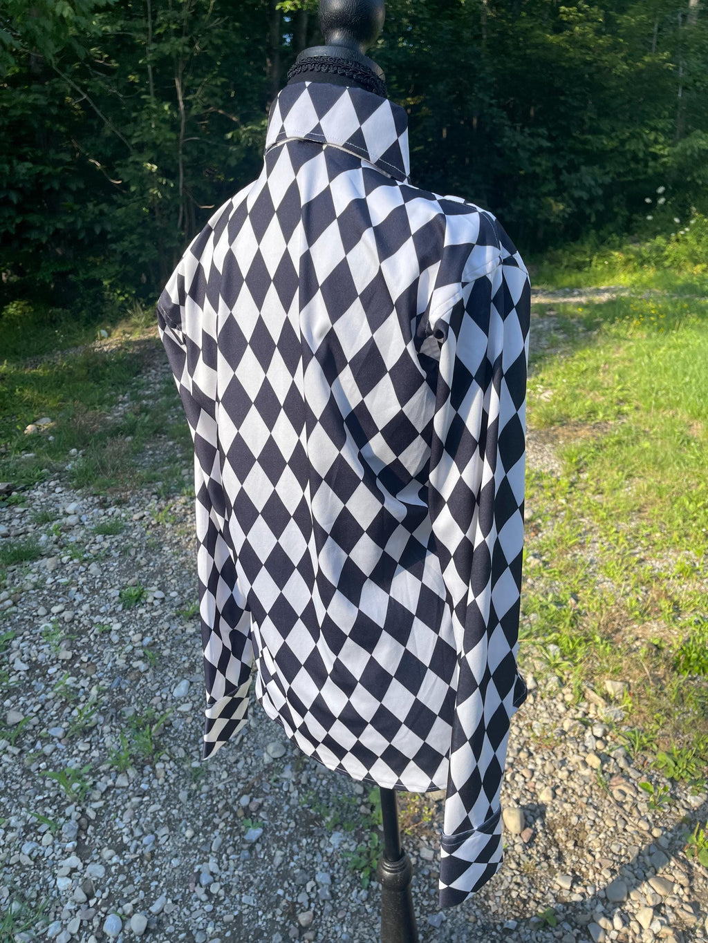 Checker Rodeo performance shirt