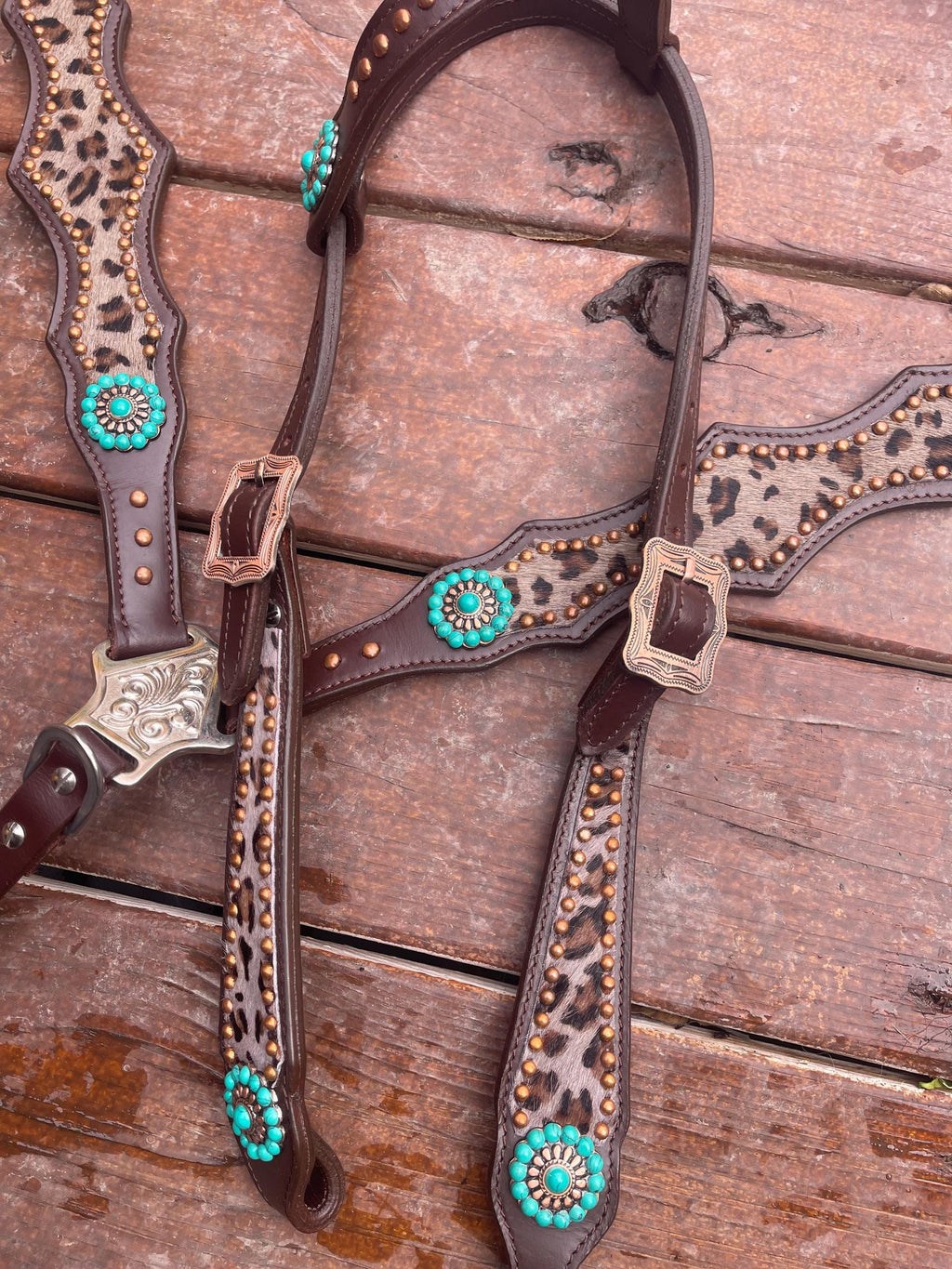 cheetah Western Barrel Racing Tack Set