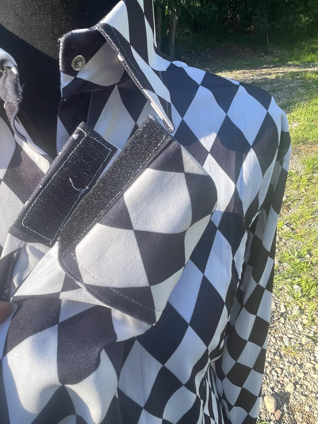 Checker Rodeo performance shirt