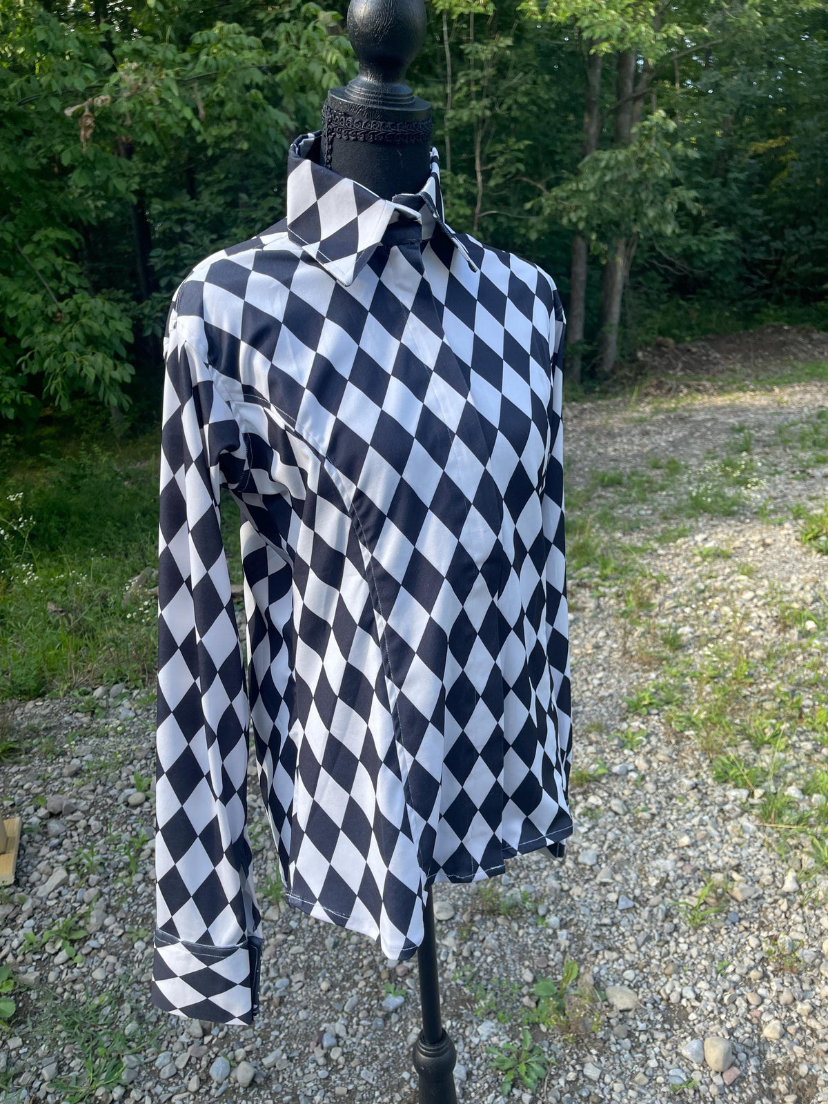 Checker Rodeo performance shirt